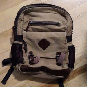Canvas backpack